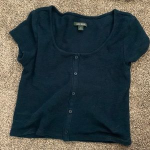 Wild Fable Navy crop top